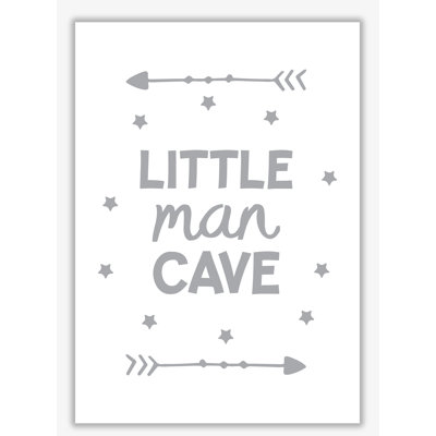 Little Man Cave Arrows - Print