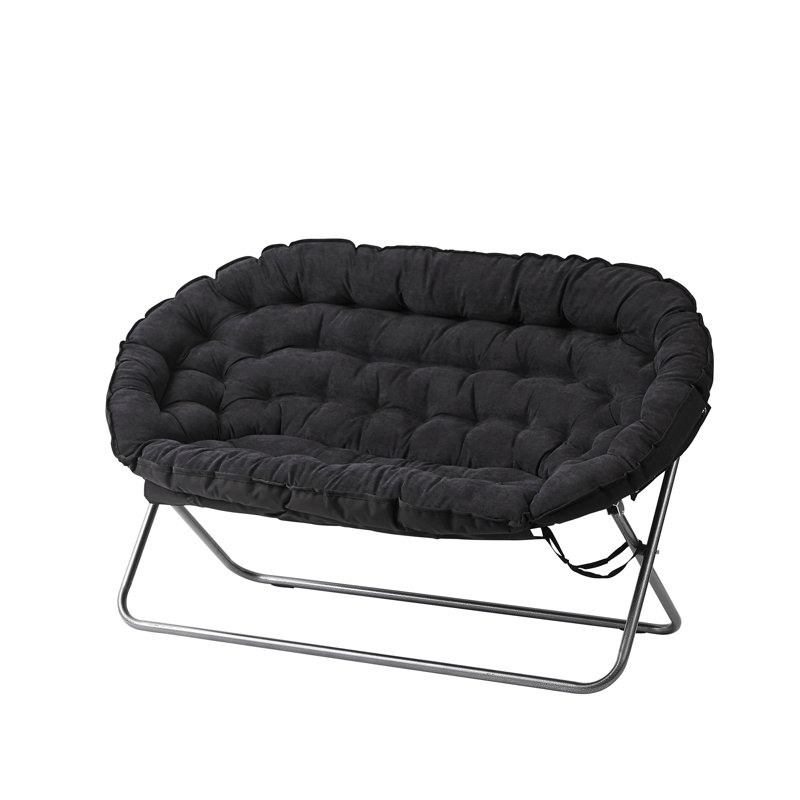 Papasan Dorm Sofa, Black