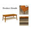 Table basse tissée
