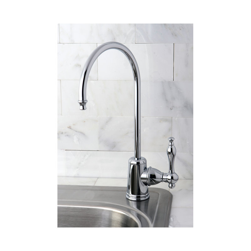 Kingston Brass Naples Single-Handle 1-Hole Deck Mount Water Filtration Faucet, Polished Chrome