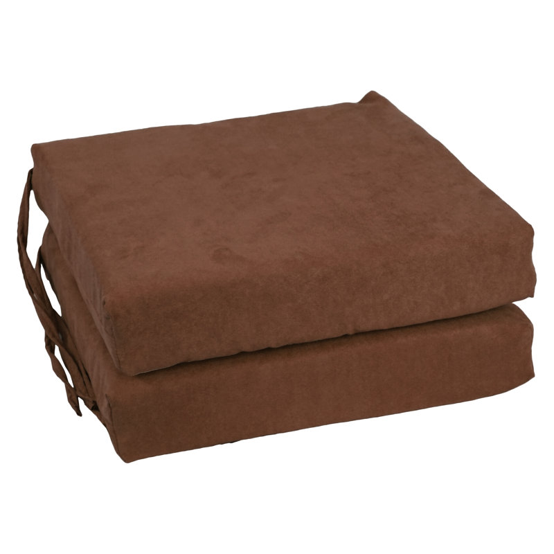 Outdoor 3'' Seat Cushion, Chocolate