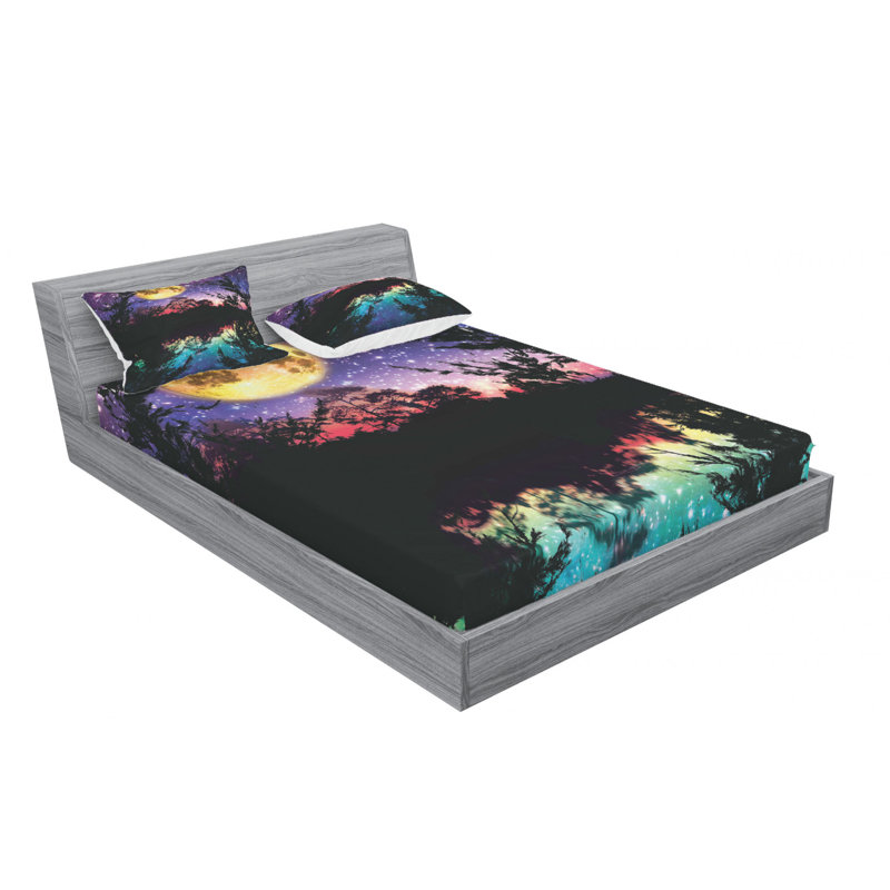 Microfiber Sheet Set, Full Sheet Set with Fitted Sheet