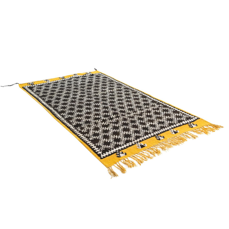 Tapis de couloir noir Oavia