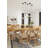 Leannah 108.13 " Extendable Rectangular with Solid Wood Base Dining Table