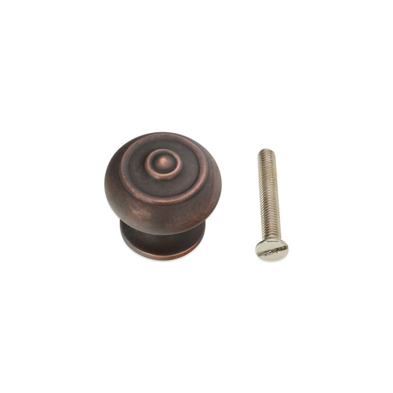 Bloxwich Small 30mm Cupboard Knob, Aged Bronze