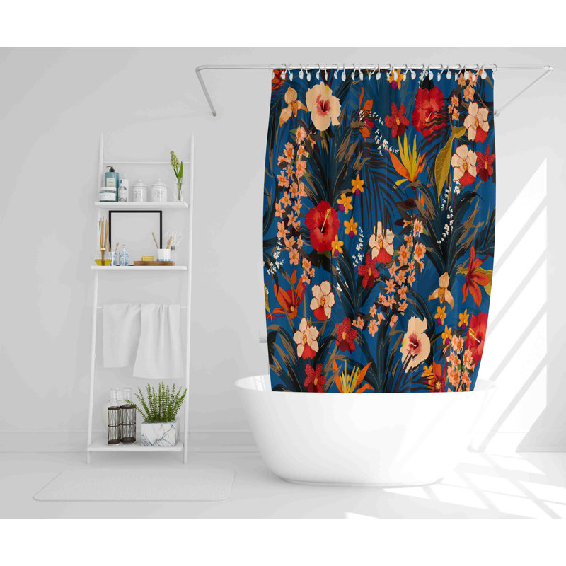 Jonael Polyester Shower Curtain, 168cm H x 168cm W