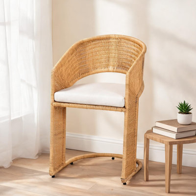 Chaise en rotin miel clair
