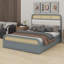 Lit plateforme en bois avec lit gigogne et 2 tiroirs-443430054