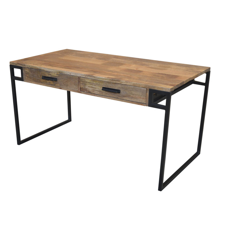 Bureau d'écriture à 2 tiroirs Gelston