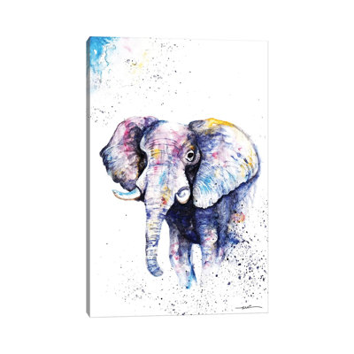 Elephant Never Forgets by BebesArts - Wrapped Canvas Gallery-Wrapped Canvas Giclée