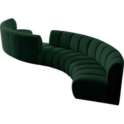 Infinity Upholstered Curved Sectional Symmetrical