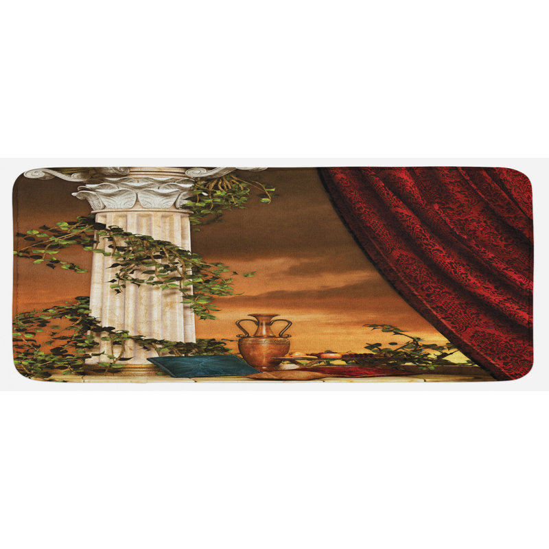 Traditional Polyester Kitchen Mat