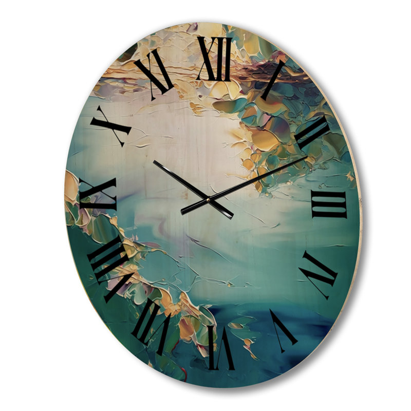 Horloge murale en bois Winona, Moyenne