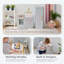 Ensemble de cuisine en bois avec grand réfrigérateur, évier et ensemble d'accessoires 12 pièces Teamson Kids Little Chef Chester-116484500