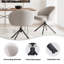 Swivel Upholstered Dining Chairs