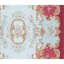 Hand-Knotted High-Quality Ivory and Red Area Rug