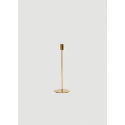 Gold Doric Candle Holder - Large