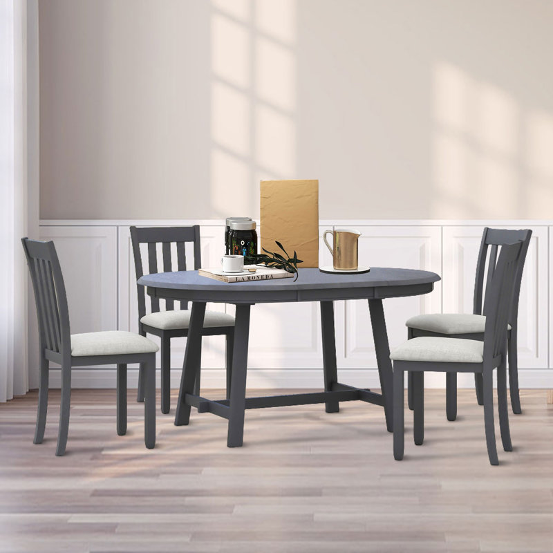 Ensemble repas pour 4 personnes Old Ox, gris, Beige