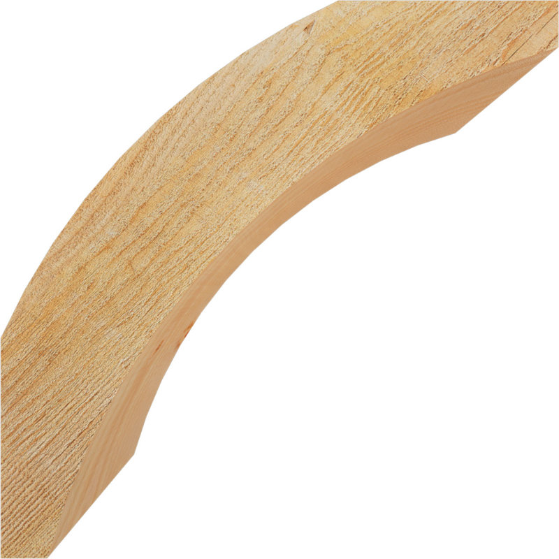 Genouillère Thorton, Sapin Douglas de 6 po (sciage brut), 12 po X P 12 po H