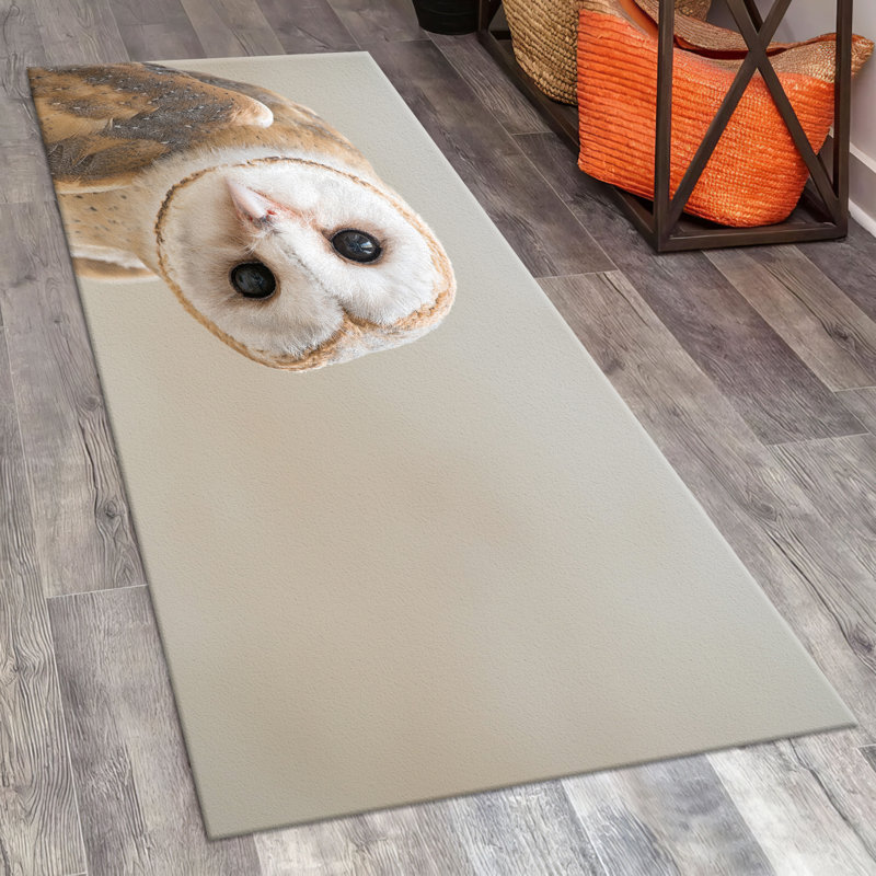 Floral Elegance Non-Woven Soft Type Printed Rug with Scenic Nature-Inspired Design for Enhancing Home Interior Decor