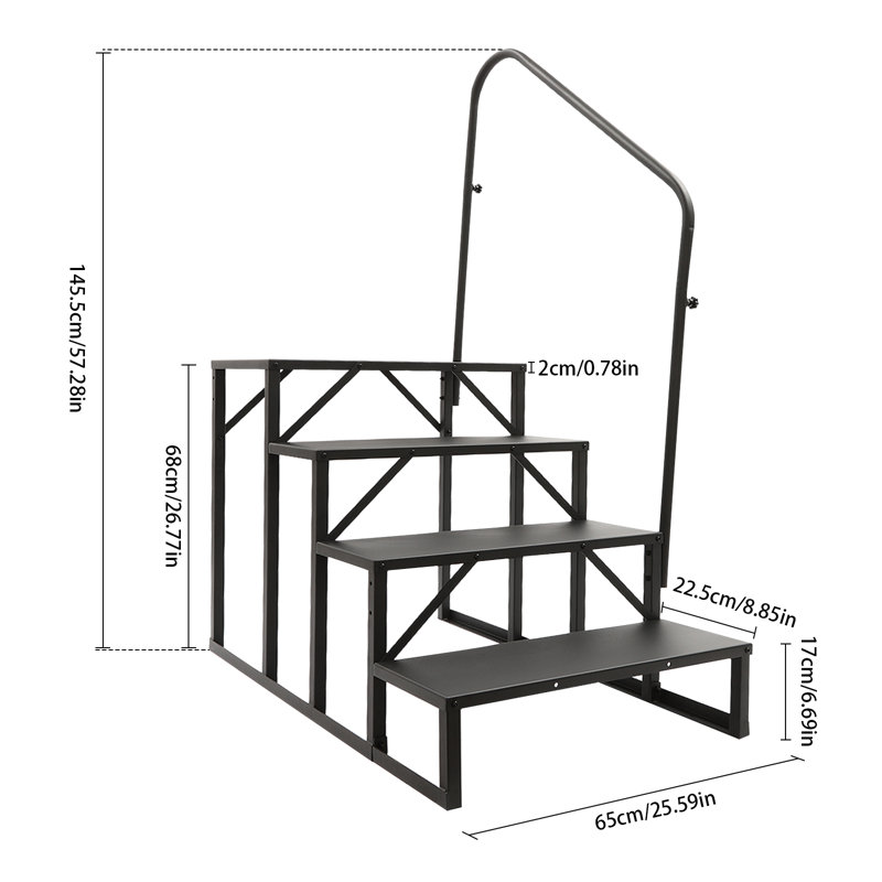 4 - Step Steel Step Stool