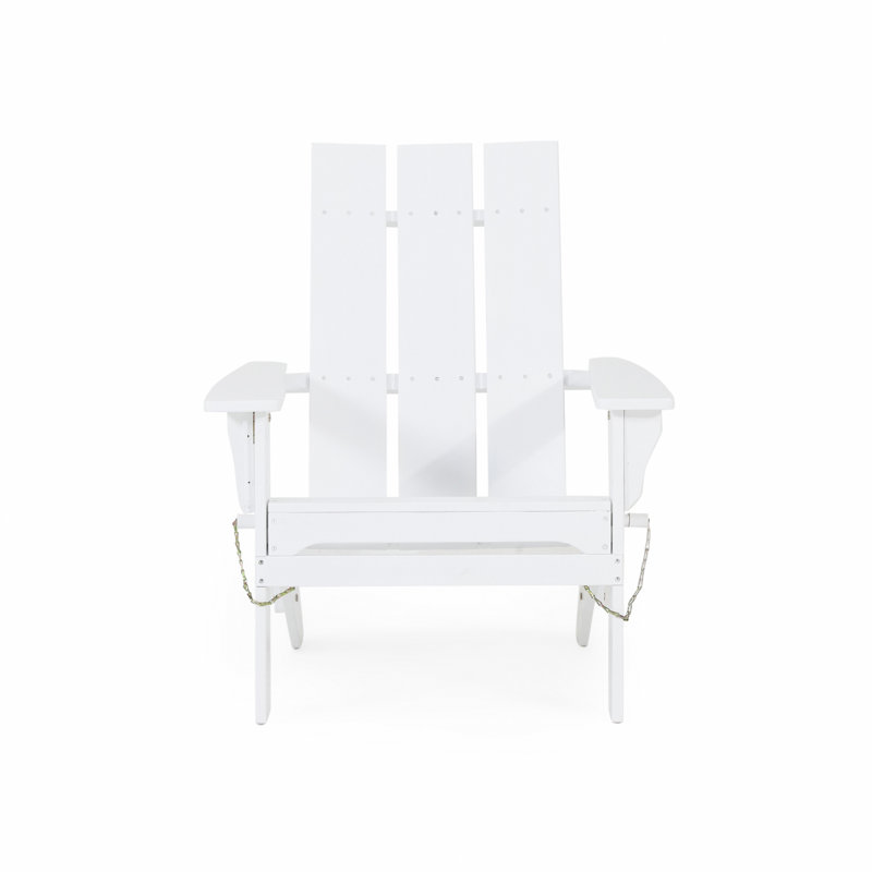 Chaise Adirondack pliable pour l'extérieur