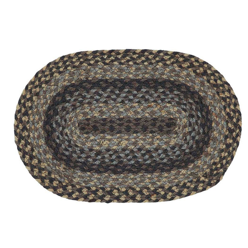 Tapis Cannyn, Bleu / noir / gris / crème