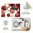 Abstract Circles Red area rugs for Living Room, Soft and Comfortable, Suitable for all seasons, easy to maintain, machine washable Indoor floor mat, Under Table Farmhouse suitable for Bedroom, Dining Room, Study,  Balcony, Home Decor Patio-692745177