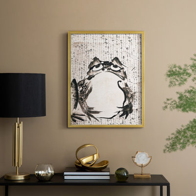 «Vintage Animal Print I», reproduction encadrée - bois massif