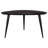 Xander Black Triangular Solid Wood Coffee Table