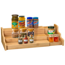 Homeries Bamboo Spice Rack in 2023  Bamboo spice rack, Spice bottles, Spice  rack