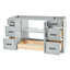 ARIEL Kelly 60 Single Bathroom Vanity Base Only-1784049718