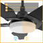Ventilateur de plafond intelligent Woodrow de 52 pouces avec télécommande, ensemble d'éclairage inclus, fonctionne avec l'assistant Google, Amazon Alexa et les raccourcis Siri.-953338380-953338381-953338379