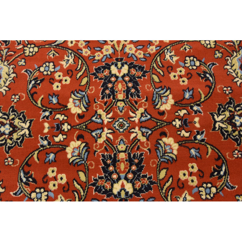 Tapis bourgogne Bhatari, Square 8', Terracotta