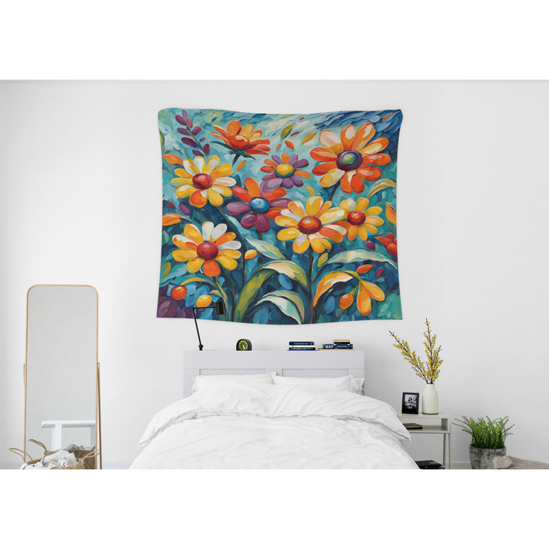 Tapisserie murale, H 60 po x l 51 po x P 0,5 po