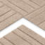 Carrelage beige pelez et collez 24 po x 24 po Eazy Floor Roma-130647195