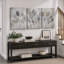 «Neutral Silver Leaf Botanical Art», photos de salon, impression sur toile encadrée, 3 pièces-131500949-131500952