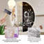 Miroir de salle de bain ovale à DEL rétroéclairé sans cadre homologué UL avec température de couleur 3 et verre trempé antibuée intelligent-1035310125