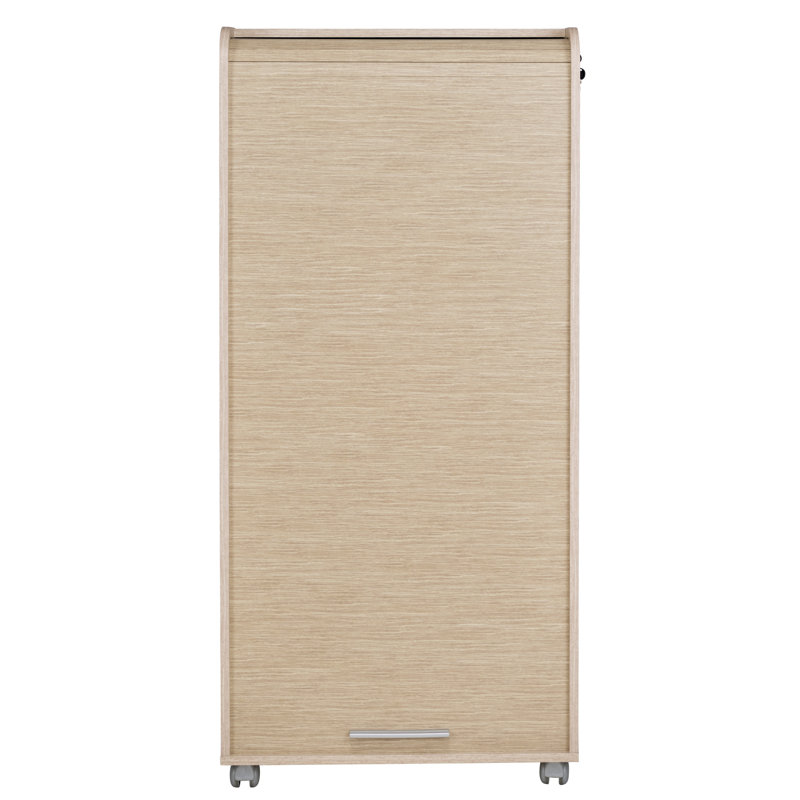 Aszia 1 -Door 2 -Shelf, Oak/White
