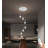 6 - Light Stainless Steel Dimmable LED Chandelier
