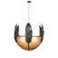 48" Wide Feather Pendant