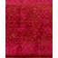 Overdyed Hand-Knotted Wool Modern-Contemporary Red Runner 2' 7" x 18' 2"