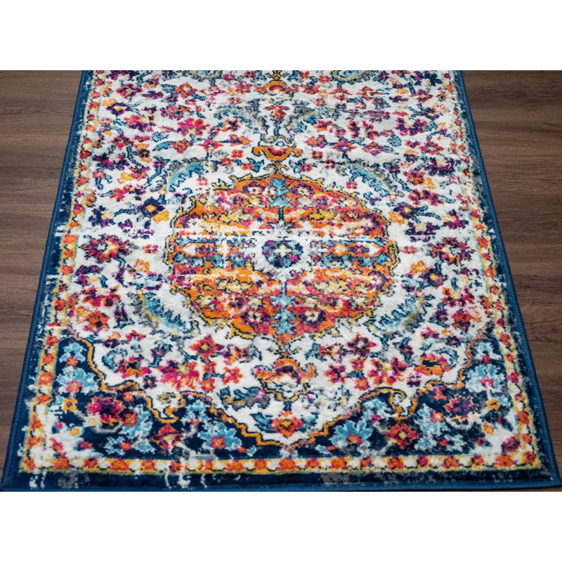 Favreau Floral Indoor Rug, Rectangle 9' x 12'