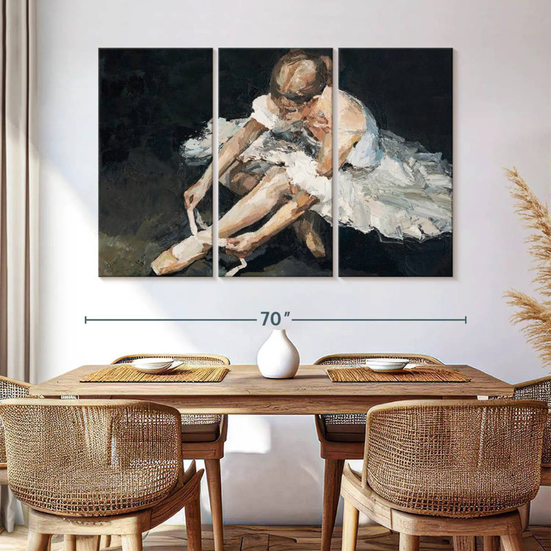 Enn Ballerina Preparation, 42" H x 65" W