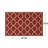 Red Polypropylene Weaving Area Rug, 3'3" X 5', Rectangular Shape Rectangular, Woven
