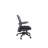 Reach Mesh Back Ergonomic Executive Office Chair with Adjustable Lumbar & Arms, Seat Slide and Tilt Lock, Black Fabric Seat