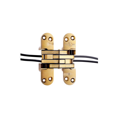 4.63'' H x 1.13'' W Power Transfer Invisible/Concealed Single Door Hinge