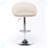 Upholstered Adjustable Height Counter Stool with Metal Frame-1064351112