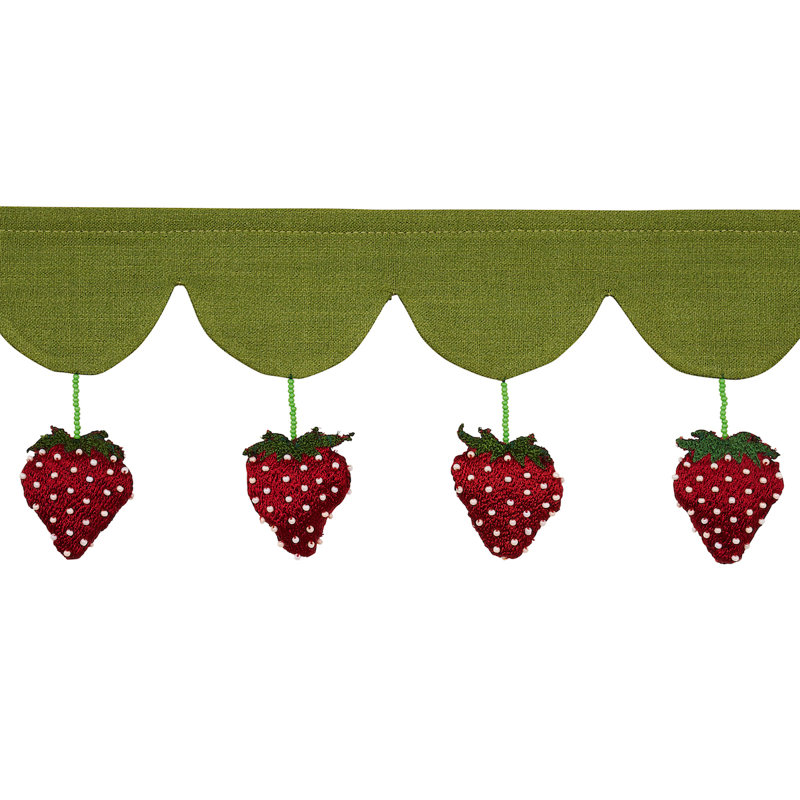 Schumacher x Johnson Hartig Strawberry Jam Trim