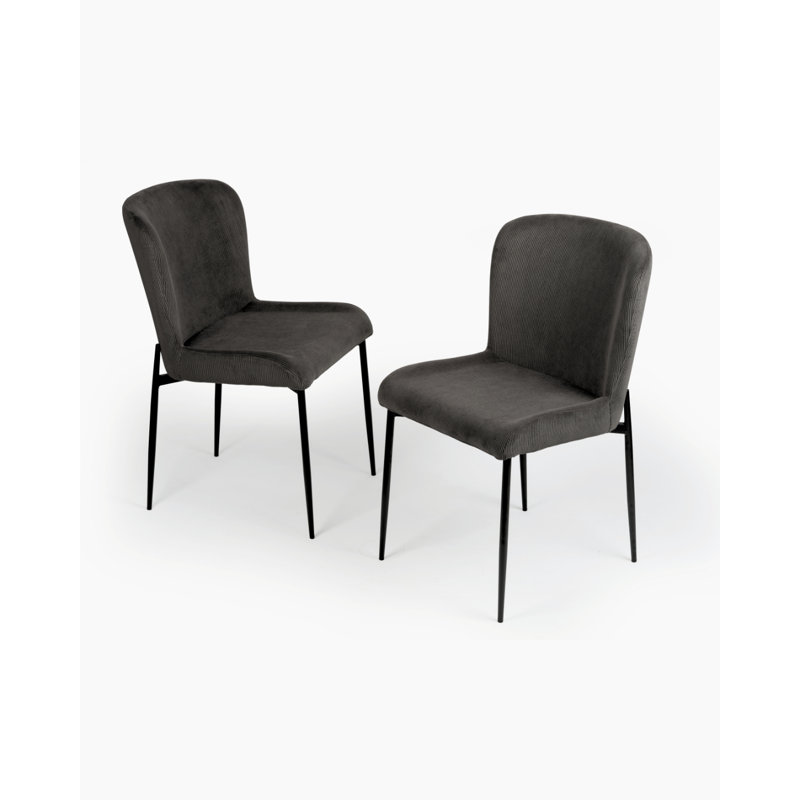 47cm H Side Chair, Dark Grey